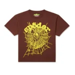 sp5der-og-web-brown-t-shirt