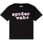 sp5der-web-black-pink-t-shirt