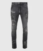 palm-angels-b-sp5der-classic-5-pockets-black-silver-jeans