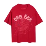 sp5der-555 red-t-shirt