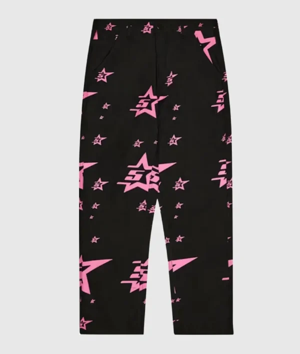 sp5der-5-star-work-sweatpants-black-pink