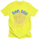 sp5der-555-angel-yellow-t-shirt