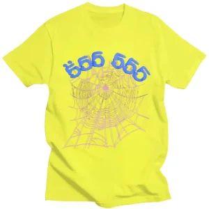 sp5der-555-angel-yellow-t-shirt