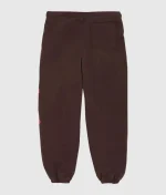 sp5der-araignee-sweatpants-brown-sp5-orenge-logo1