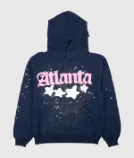 sp5der-atlanta-hoodie-navy-pink-logo