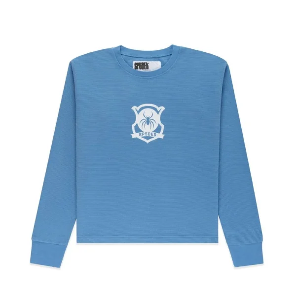 sp5der-beckham-thermal-blue-sweatshirt