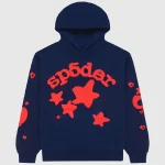 sp5der-beluga-hoodie-navy-sp5-logo-red