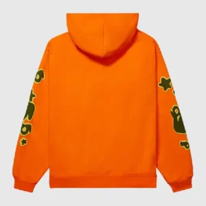 sp5der-beluga-hoodie-orange-sp5-brown-logo-1
