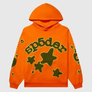 sp5der-beluga-hoodie-orange-sp5-brown-logo