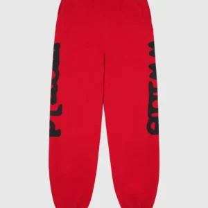 sp5der-beluga-sweatpants-red-black