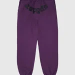 sp5der-classic-sweatpant-grape-spr-black-logo