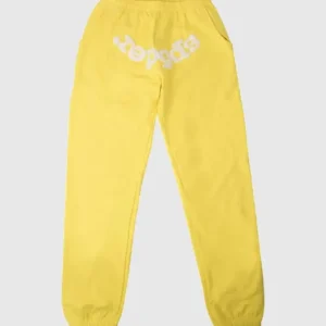 sp5der-logo-print-sweatpants-yellow-logo-white