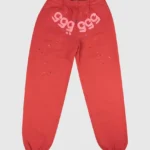 sp5der-number-555-sweatpants-red-555-logo-pink