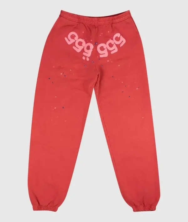 sp5der-number-555-sweatpants-red-555-logo-pink