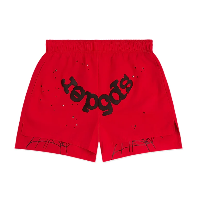 sp5der-og-web-double-layer-red-short