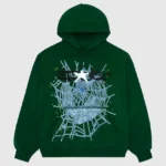 sp5der-web-hoodie-hunter-green-black-logo