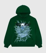 sp5der-web-hoodie-hunter-green-black-logo